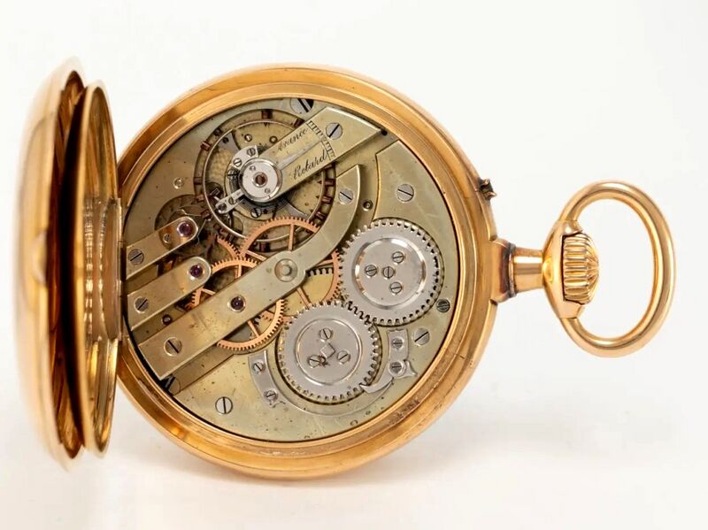 Datei:I. Lautier, Toulouser Taschenuhr - Ankerchronometer mit Vollkalender und Mondphase ca. 1890 (6).jpg