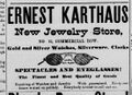 Anzeige Ernst Karthaus im Huntsville Gazette 14-3-1885 .jpg