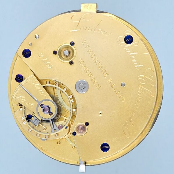 Datei:Etheridge & Ellis - Norwich, London Patent Chronometer Nr. 2113 Hallmarked Birmingham 1894 (5).jpg