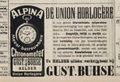 Anzeige Gustav Buhse in het Vliegend Blaadje, nieuws en advertentiebode voor den Helder 7. Oktober 1911.jpg