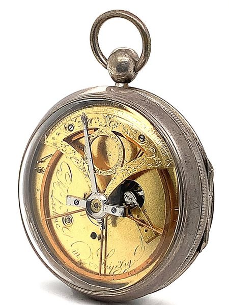 Datei:C. H. Laehne Taschenuhr mit Zentralsekunde, circa 1800 (4).jpg