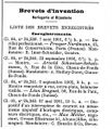 Brevets d'Invention La Fédération horlogère suisse 16. Nov. 1902.jpg