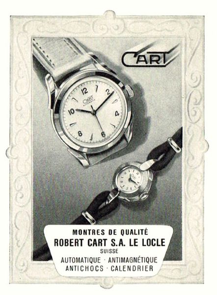 Datei:Anzeige Robert Cart S.A Journal Suisse 1955.jpg