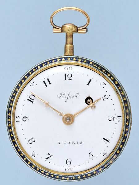 Datei:Hessen à Paris, Goldene Spindeltaschenuhr mit Chatelaine, ca. 1790 (3).jpg