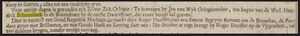Hendrik Schoonbeek - Jan Van Wyk , Nachricht Amsterdamse Courant 31. Dezember 1743.