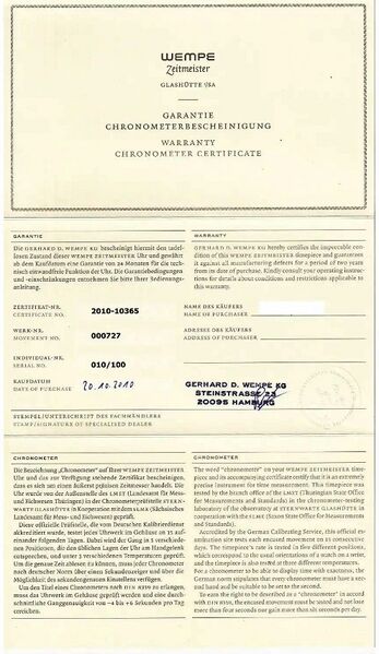 Datei:Wempe Glashütte, Chronometer Zeitmeister - Sondermodell Uhrenmagazin, 010-1000 ca. 2010 (05).jpg