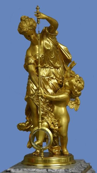 Datei:Guilmet, French Variegated Grey-marble and Gilt-Metal and Bronze Mystery Clock., circa 1885 (3).jpg