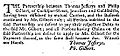 Thomas Jefferys & Philip Gilbert The London Gazette August 1801.jpg